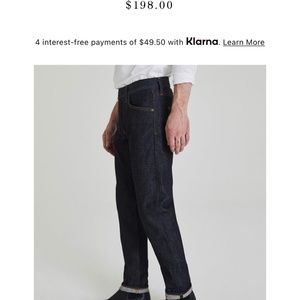 AG Selvage Denim jeans- Tellis